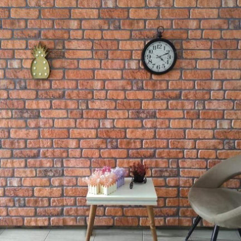 3D Wall Panels with Terracotta Brick Design 10 pcs EPS 149580