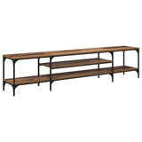 TV Cabinet Old Wood 201 x 35 x 45 cm Engineered Wood and Iron 881307