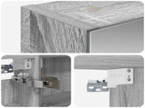 Bathroom Mirror Cabinet Grey Sonoma 40 x 10.5 x 60.5 cm 889028