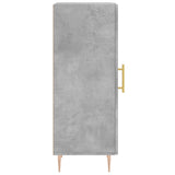 ZNTS Sideboard Concrete Grey 34.5x34x90 cm Engineered Wood 828784