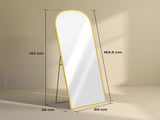 165cm Aluminium Frame Standing Mirror - Gold T3398P378118