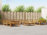 Outdoor Sofa Set 10 pcs Natural Solid Acacia Wood 3368207
