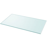 Table Top Tempered Glass Rectangular 1200x650 mm 243634