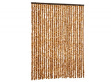 Fly Curtain Ochre and White 118x220 cm Chenille 4004891