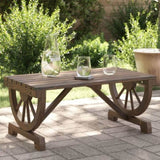 ZNTS Garden Coffee Table 90x50x40 cm Solid Wood Fir 365108