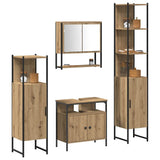 Bathroom Furniture Set 4 pcs Artisan oak 33 x 33 x 185.5 cm 3334407