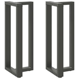 Bar Table Legs T-Shaped 2 pcs Anthracite 40x35x cm Steel 4013086
