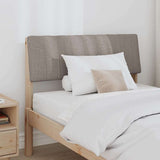 Upholstered Headboard Taupe 90 cm Solid Pine Wood 879252