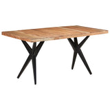 Dining Table 160x80x76 cm Solid Acacia Wood 323565