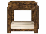 Bunk Bed for Kids Smoked Oak 80 x 160 cm Engineered Wood 3410551