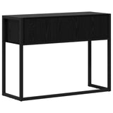 End Table Black Oak 100 x 36 x 75 cm Engineered Wood 886690
