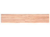 Wall Shelf Light Brown 160x40x cm Treated Solid Wood Oak 363710