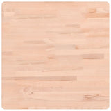 Table Top 60x60x4 cm Square Solid Wood Beech 355962