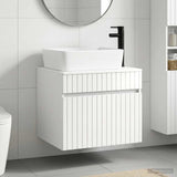 Bathroom Furniture Set High Gloss White Engineered Wood 3404304