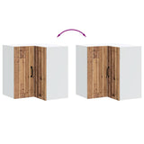 Kitchen Wall Corner Cabinet Lucca Old Wood Engineered Wood 853865