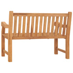 ZNTS Garden Bench 114 cm Solid Teak Wood 316638