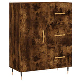 Highboard Smoked Oak 69.5x34x180 cm Engineered Wood 3195888