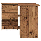 Corner Desk Old Wood 145x100x76 cm Engineered Wood 855962