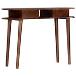 ZNTS Console Table 110x35x76 cm Solid Acacia Wood 282872