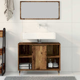 Bathroom Cabinet Old Wood 80 x 33 x 60 cm Engineered Wood 873892
