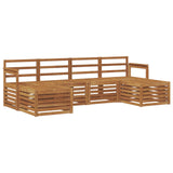 Sofa Sets 6 pcs Natural Solid Acacia Wood 3375234