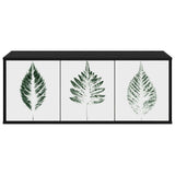 Wall-mounted TV Cabinet HANAU 102 x 33 x 40 cm Black Oak 8007182