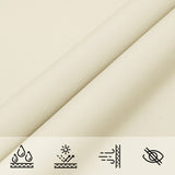 Sunshade Sail Oxford Fabric Rectangular 6x8 m Cream 135223