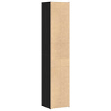 Book Cabinet Black Oak 36 x 30 x 171 cm Engineered Wood 862499