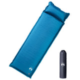 Self Inflating Camping Mattress with Pillow 1-Person Turquoise 4007125