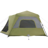 Family Tent 10-Person Green Quick Release Waterproof 94290