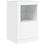 Sideboard with LED Lights White 142.5x37x67 cm 3209065