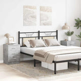 Bedside Cabinets 2 pcs Concrete Grey 38x35x56 cm Engineered Wood 800459