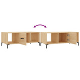 Coffee Table Sonoma Oak 102x50x40 cm Engineered Wood 829303