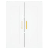 Highboard White 69.5x34x180 cm Engineered Wood 3199993