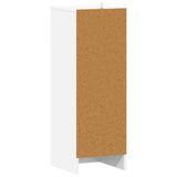 Shoe Cabinet White 32x35x92 cm Engineered Wood 808972