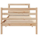 Bed Frame with Headboard without Mattress 90x200 cm 3305937