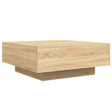 ZNTS Coffee Table Sonoma Oak 80x80x31 cm Engineered Wood 836583