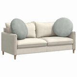 Seat Cushions 2 pcs Light Grey 80 x 29 cm Velvet 42014248