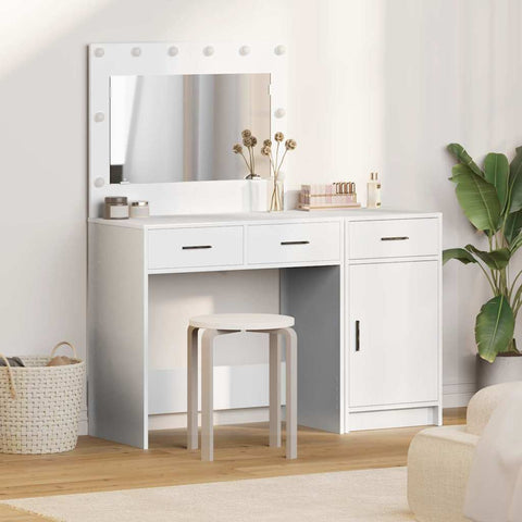 Dressing Table 2 pcs White 40 x 41 x 75 cm Engineered wood 3334227
