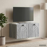Wall-Mounted TV Cabinet Grey Sonoma 59.5 x 31 x 30 cm 898201