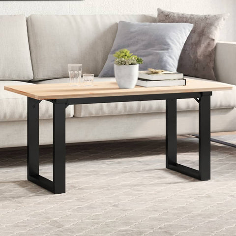 ZNTS Coffee Table Legs O-Frame 90x30x43 cm Steel 357877