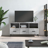 TV Cabinet Concrete Grey 102x36x50 cm Engineered Wood 829056