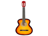 39 Inch Basswood Classical Folk Guitar Sunset Color including gig bag, spare strings, picks, capo, 59787585