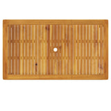 Garden Table 140x80x74 cm Solid Acacia Wood 42618