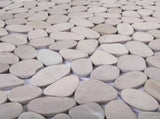 Pebble Tiles Taupe 30 x 30 cm River Pebble 42033534