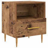 Bedside Table 2 pcs Old Wood 40 x 35 x 47.5 cm Engineered Wood 884068