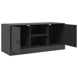 TV Cabinet Black 99x39x44 cm Steel 841685