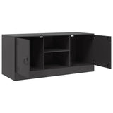 TV Cabinet Black 99x39x44 cm Steel 841685