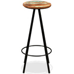 Bar Set 3 Pieces Solid Reclaimed Wood 275140