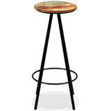 Bar Set 3 Pieces Solid Reclaimed Wood 275140